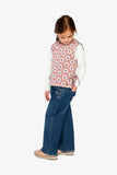 Jacquard Flowered Vest - Deux Par Deux