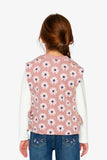Jacquard Flowered Vest - Deux Par Deux