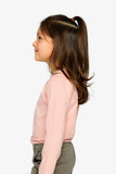 Girly Bouquet Silver Pink Organic T-shirt > Deux Par Deux