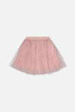 Dusty Pink Mesh Skirt- Deux Par Deux