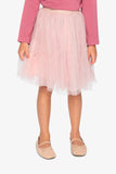 Dusty Pink Mesh Skirt- Deux Par Deux