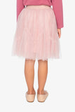 Dusty Pink Mesh Skirt- Deux Par Deux