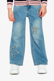 Wide Leg Stretch Denim (with stars) > Deux Par Deux -