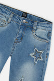 Wide Leg Stretch Denim (with stars) > Deux Par Deux -