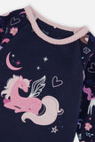 Purple Unicorn Organic Cotton Pajamas > Deux Par Deux