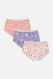 Koala Three Pack - Organic Boys' Cut Girl's Panties > Deux Par Deux