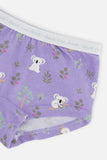 Koala Three Pack - Organic Boys' Cut Girl's Panties > Deux Par Deux