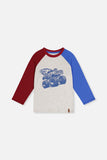 Raglan Monster Truck T-shirt > Deux Par Deux