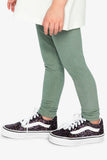 Super Soft Leggings Bronze Green - Deux Par Deux