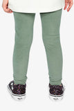 Super Soft Leggings Bronze Green - Deux Par Deux