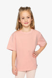 Boxy Coral Blush Jersey T-shirt > Deux Par Deux