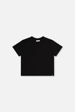Boxy Black Jersey T-shirt > Deux Par Deux