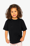 Boxy Black Jersey T-shirt > Deux Par Deux