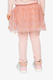 Tulle Skirt w/Leggings in Silver Pink - Deux Par Deux