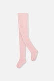 Knit Textured Tights - Pink Dogwood > Deux Par Deux