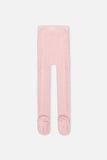 Knit Textured Tights - Pink Dogwood > Deux Par Deux