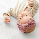 Mauve Classic Knot Headband > Baby Bling Bows