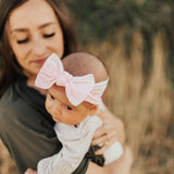 Pink Classic Knot Headband > Baby Bling Bows