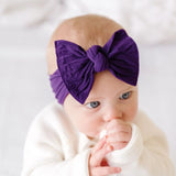 Plum Classic Knot Headband > Baby Bling Bows