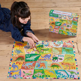 Alphabet of Dinosaurs 36 Piece Giant Puzzle > eeBoo Piece & Love