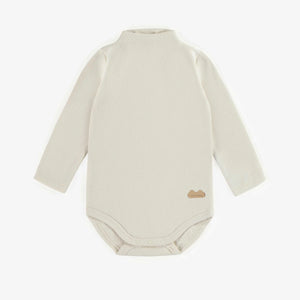 Cream Ribbed Organic Onesie > Souris Mini Baby-Toddler in 6-9 only