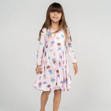 Macaron Party Bamboo Twirl Dress > Silkberry Baby (w/bloomer)