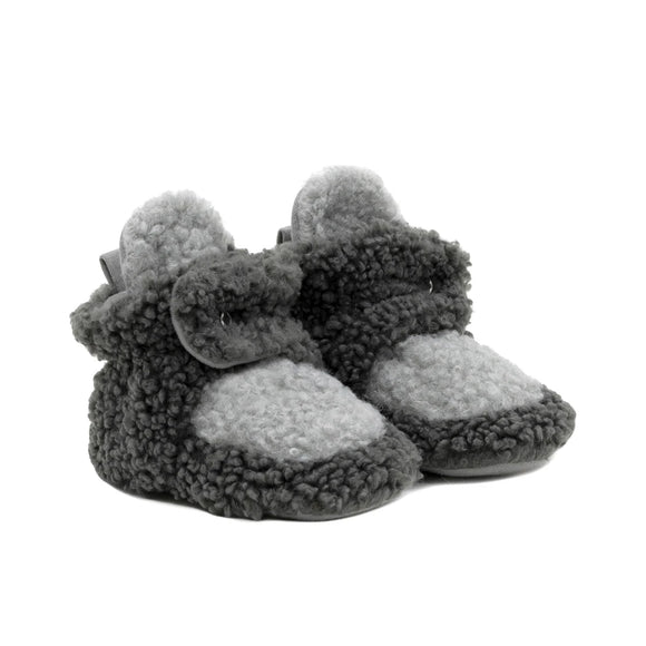 Cozy Shea Snap Bootie in Charcoal > Robeez in 3-6m only