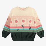 Blooming Cotton Knit Sweater > Souris Mini