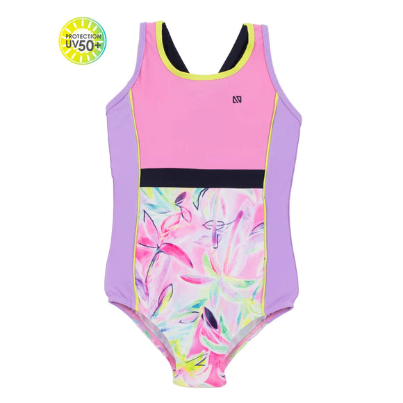 Pastel Lily One-Piece Swimsuit > Nano