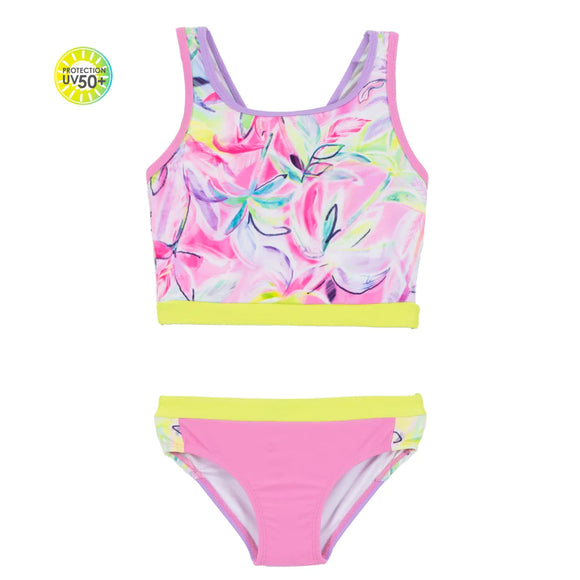 Pastel Lily Two Piece Swimsuit > Nano