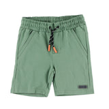 Green French Terry Bermuda Shorts > Nano