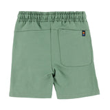 Green French Terry Bermuda Shorts > Nano