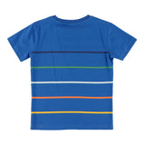 Bright Blue Striped Tee > Nano
