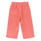 Deep Coral Cotton Casual Pants > Nano