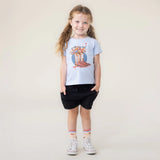 Blue Cowgirl Boots Tee > Nano