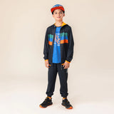 Navy Athletic Hooded Jacket > Nano Active Wear sizes 6 & 10 only