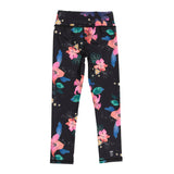 Black Floral Athletic Leggings  > Nano Active Wear