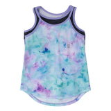 Navy-Floral Double Tank Top > Nano Active Wear