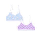 Lilac & Blue Daisy Bralettes > Nano