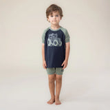 Tractor 3 Piece Pajamas > Nano (with pants & shorts)