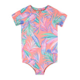 Leafy Coral Rashguard Swimsuit > Nano