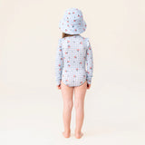 Cherry Gingham - Rashguard Swimsuit > Nano