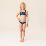 Petite Floral in Black - Two-Piece Swimsuit > Nano