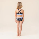 Petite Floral in Black - Two-Piece Swimsuit > Nano