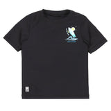Black S/S Rashguard Top > Nano
