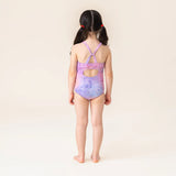 Lilac Kitty Tie Die One-Piece Swimsuit > Nano (Cotton Candy)