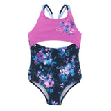 Navy & Purple One-Piece Swimsuit > Nano size 14 only