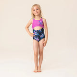 Navy & Purple One-Piece Swimsuit > Nano size 14 only