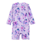 Lilac Pansy - Rashguard Swimsuit > Nano