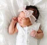 Pink Itty Bitty Knot Headband > Baby Bling Bows